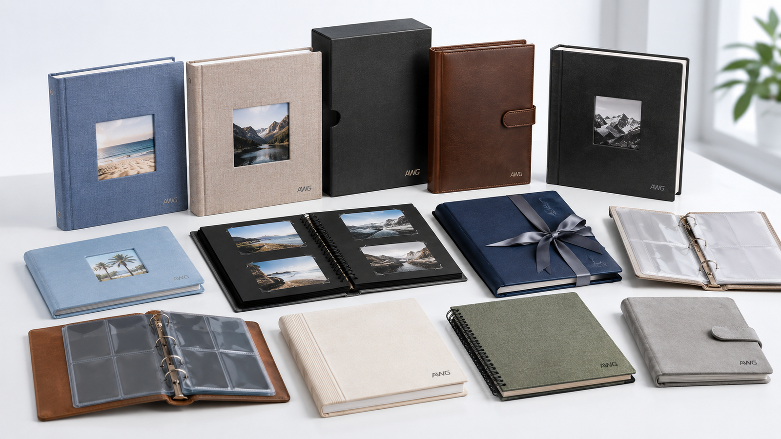 Photo albums and trading card binders